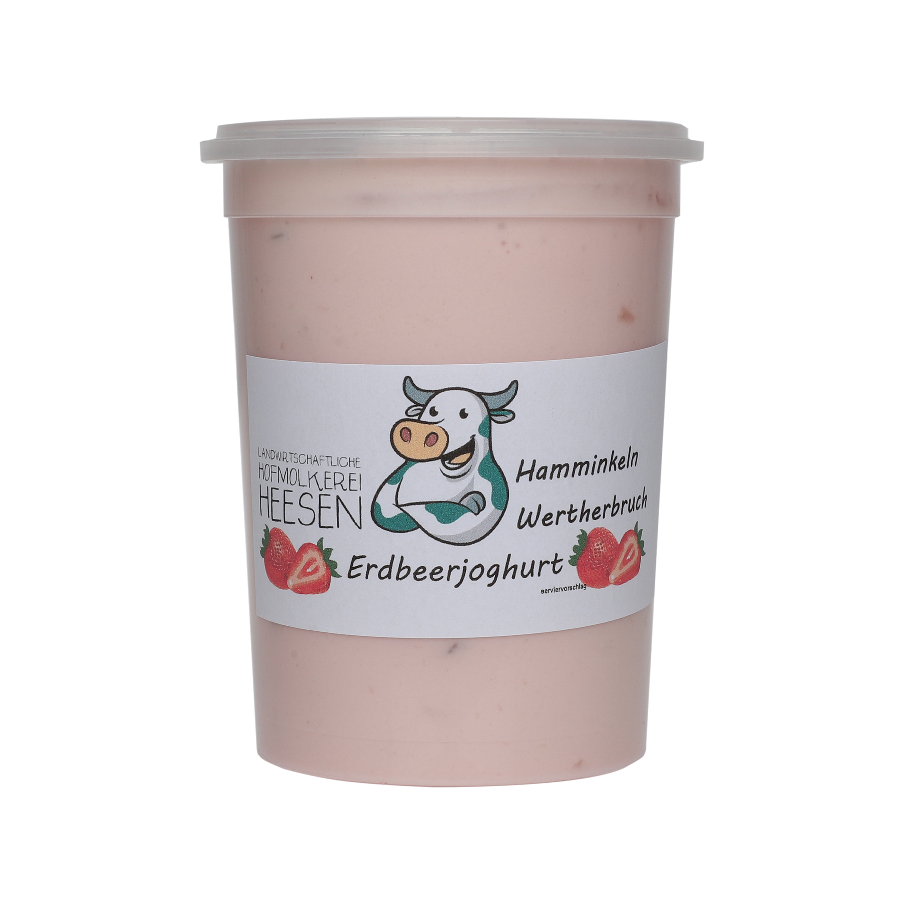 24_Milchhof Heesen 500g Erdbeer Joghurt neu