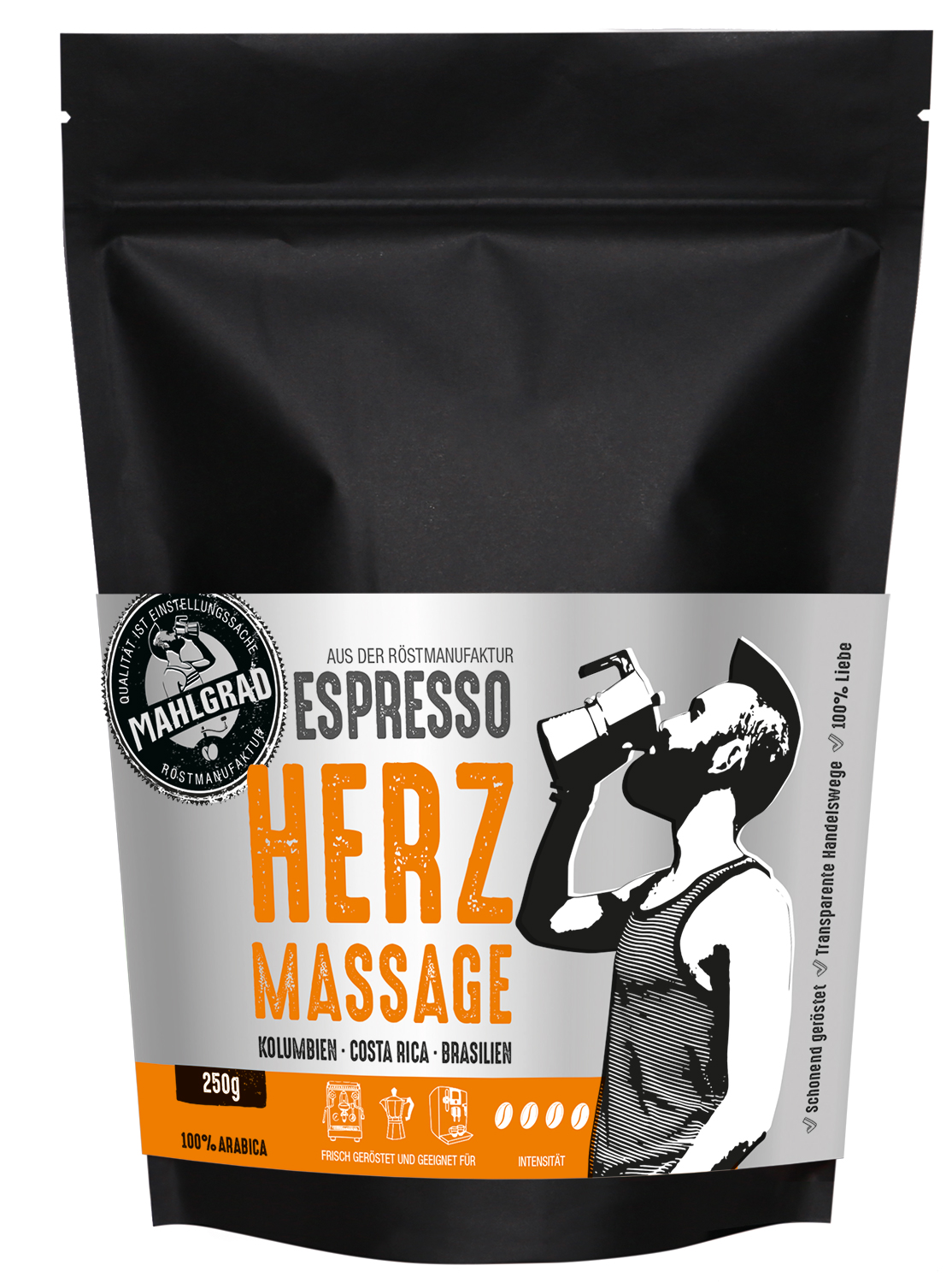 28_Mahlgrad Espresso Herzmassage 250g Bohnen