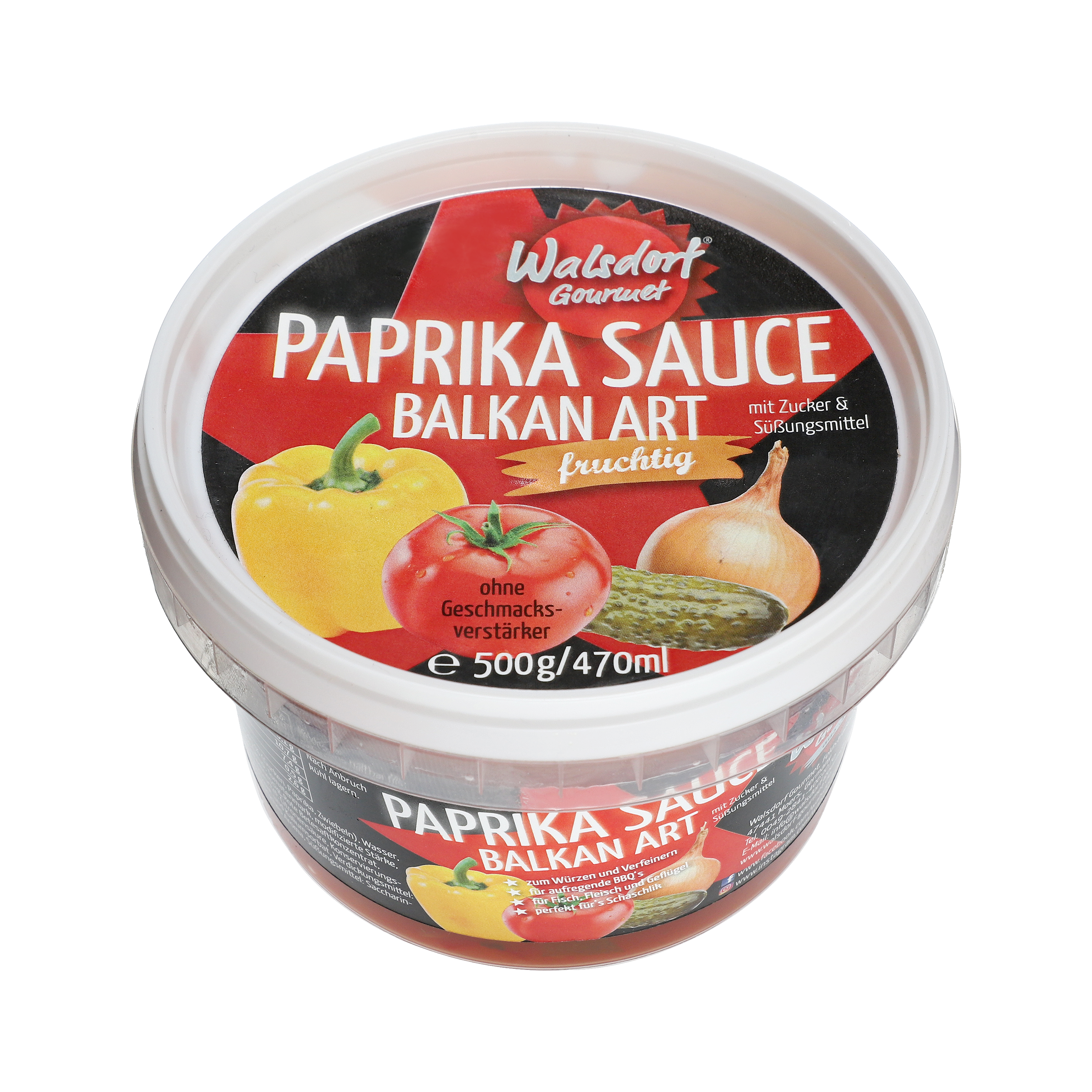 28_Walsdorf Gourmet Paprika Sauce Balkan 500g