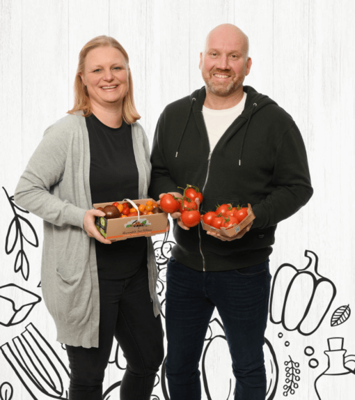 Blumenfeld Pues-Tillkamp: Bio-Tomaten & Kürbisse