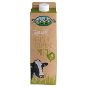 Zipfelmilch fettarme Milch 1,5% Fettgehalt